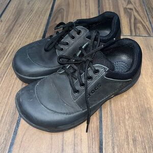 CROCS Mens 7 Women 9 Velocity Slip-Resistant Lace-up Comfort Work Sneakers Black